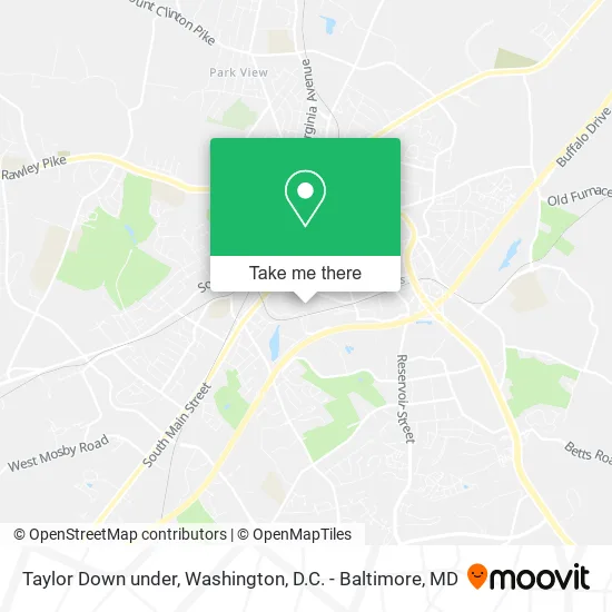 Taylor Down under map