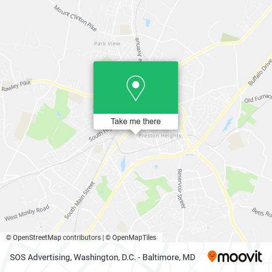 Mapa de SOS Advertising