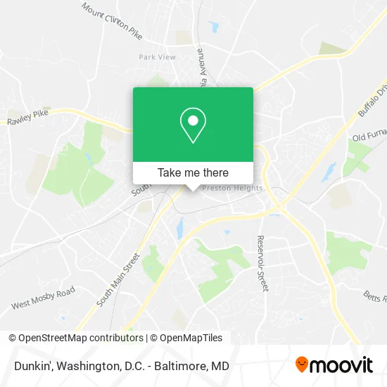 Dunkin' map