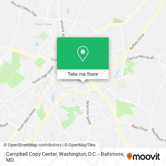 Campbell Copy Center map