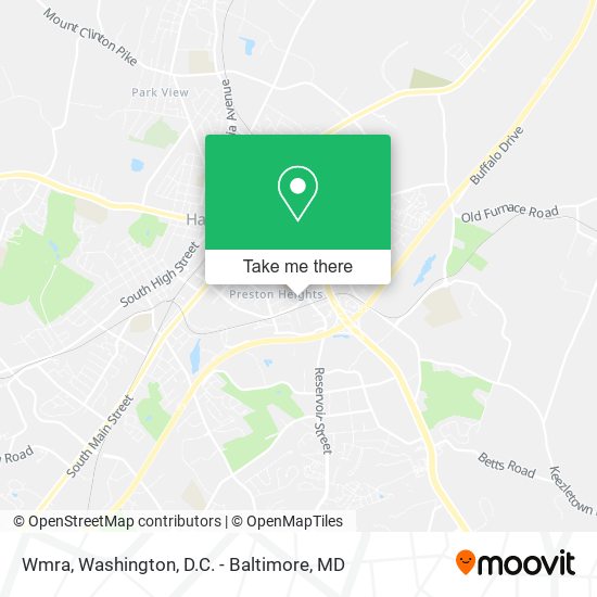 Mapa de Wmra