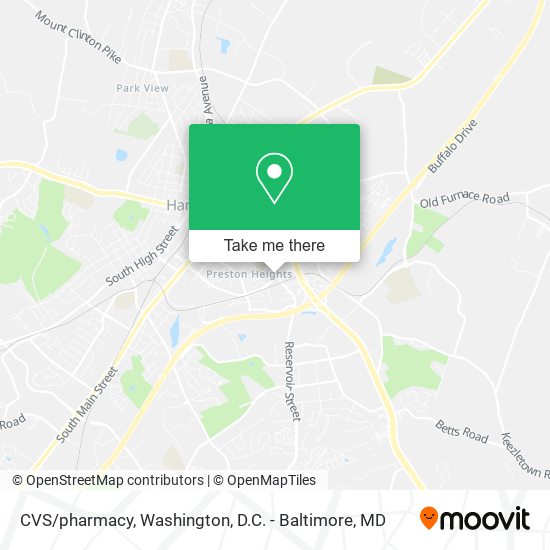 CVS/pharmacy map