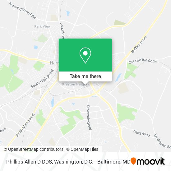 Mapa de Phillips Allen D DDS