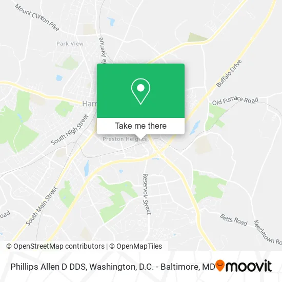 Mapa de Phillips Allen D DDS