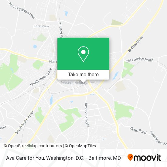 Ava Care for You map