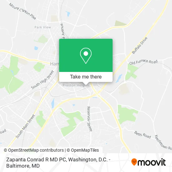 Zapanta Conrad R MD PC map