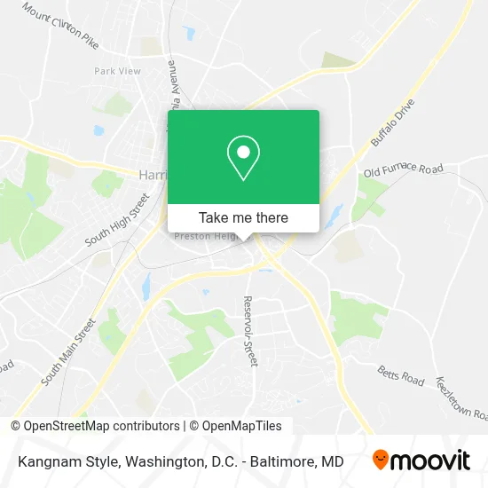 Kangnam Style map