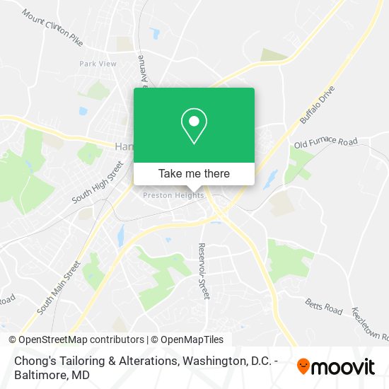 Chong's Tailoring & Alterations map