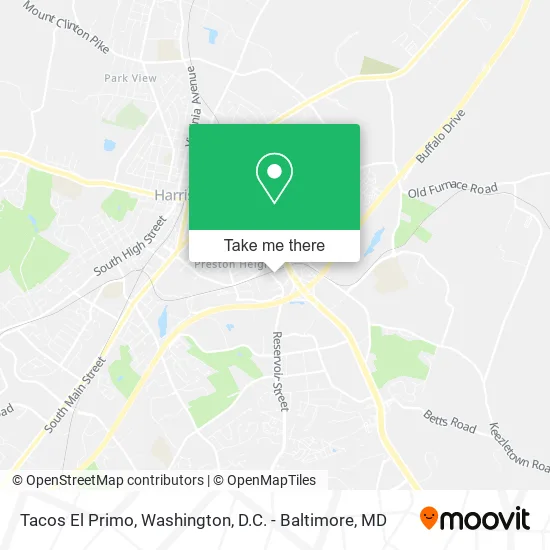 Mapa de Tacos El Primo