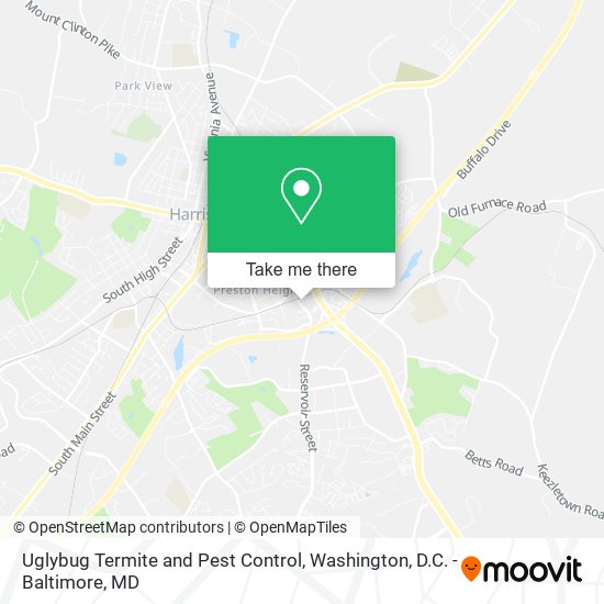 Uglybug Termite and Pest Control map