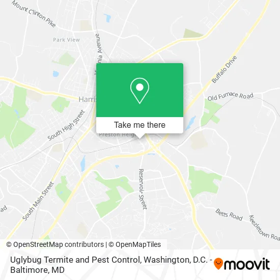 Mapa de Uglybug Termite and Pest Control