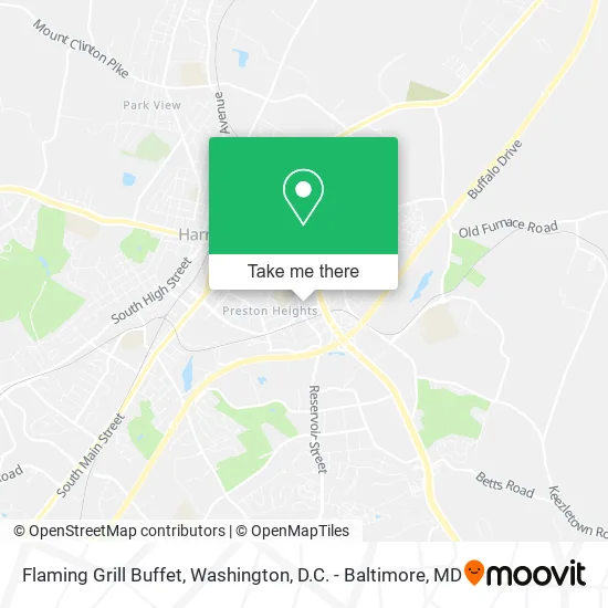 Flaming Grill Buffet map