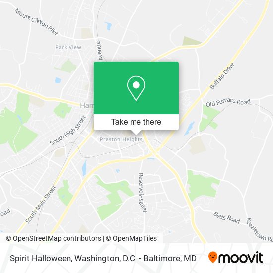 Spirit Halloween map