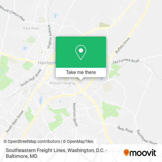 Southeastern Freight Lines map