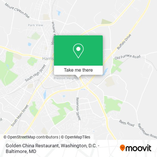 Mapa de Golden China Restaurant