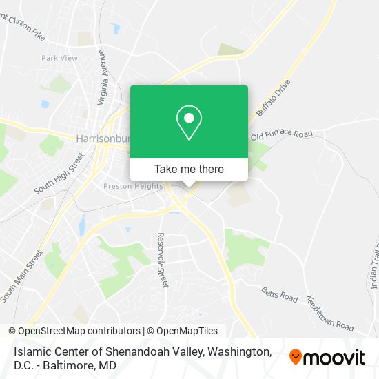 Mapa de Islamic Center of Shenandoah Valley