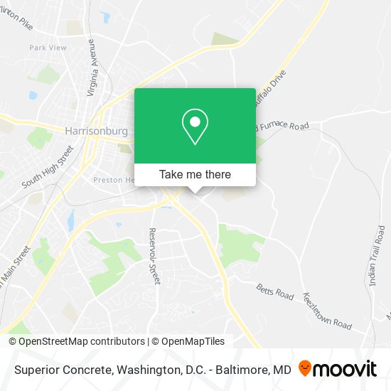 Mapa de Superior Concrete