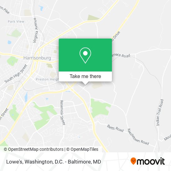 Mapa de Lowe's