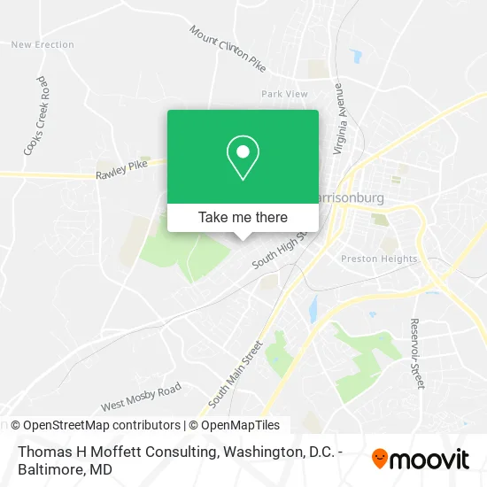 Thomas H Moffett Consulting map