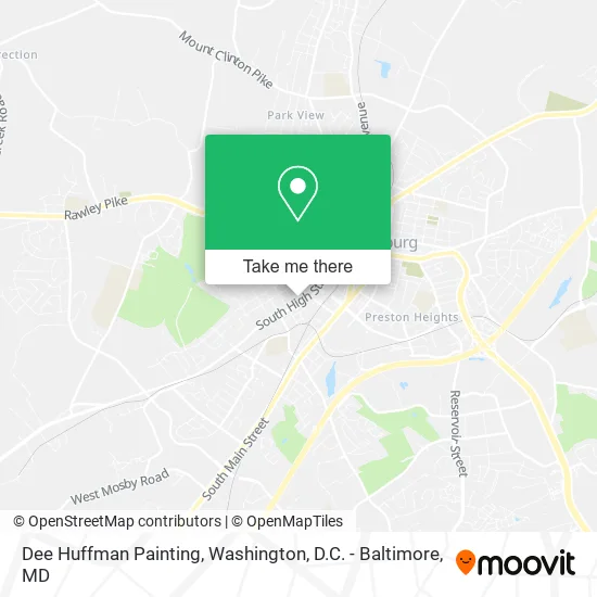 Dee Huffman Painting map