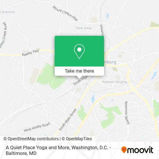 A Quiet Place Yoga and More map