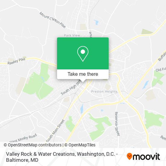 Valley Rock & Water Creations map