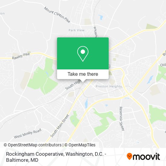 Mapa de Rockingham Cooperative