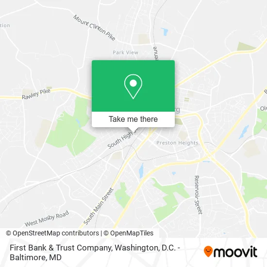 First Bank & Trust Company map