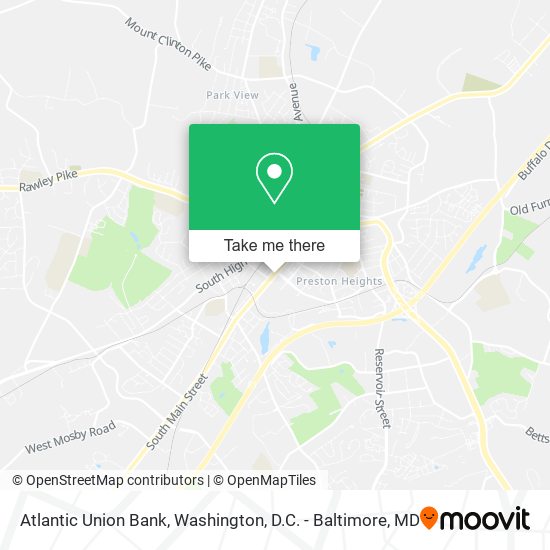 Mapa de Atlantic Union Bank