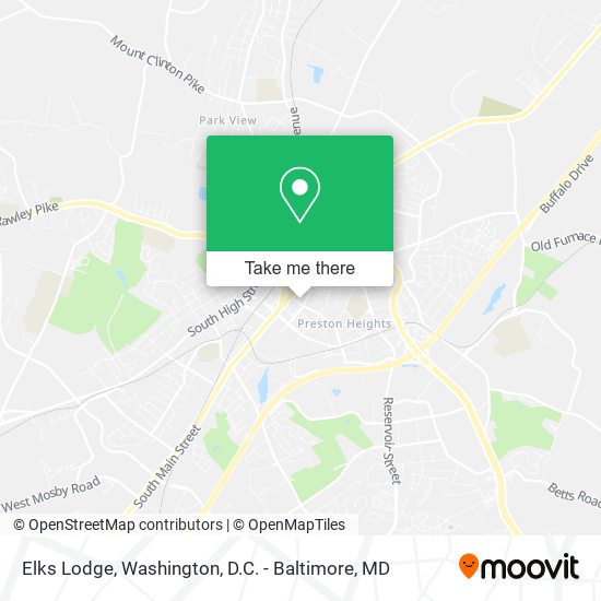 Elks Lodge map