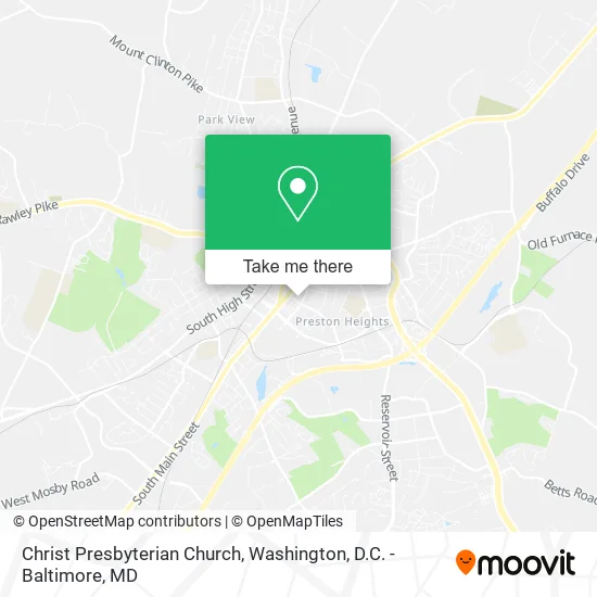 Christ Presbyterian Church map