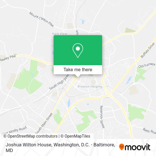 Mapa de Joshua Wilton House