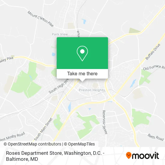 Roses Department Store map