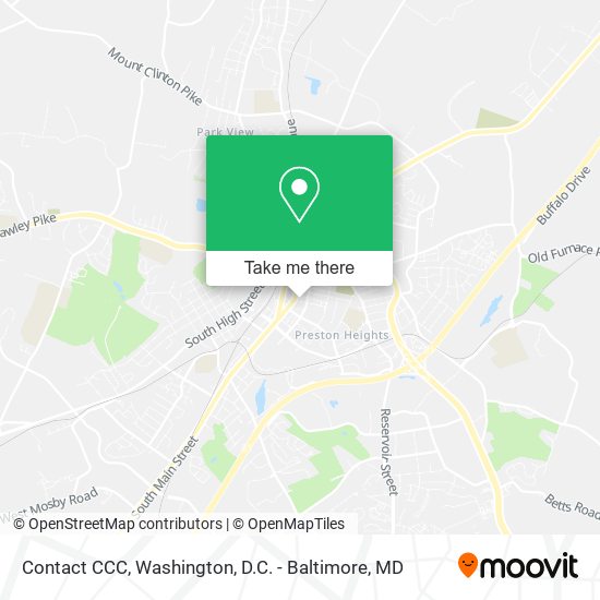 Contact CCC map