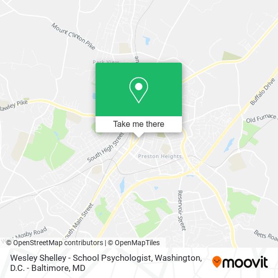 Wesley Shelley - School Psychologist map
