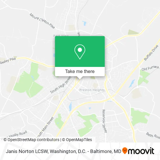 Janis Norton LCSW map
