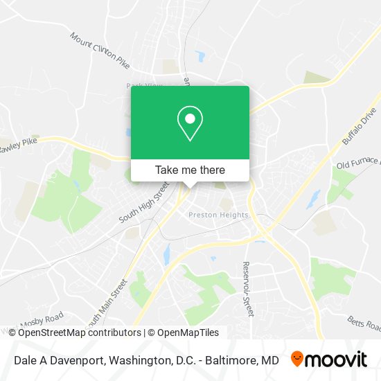 Mapa de Dale A Davenport