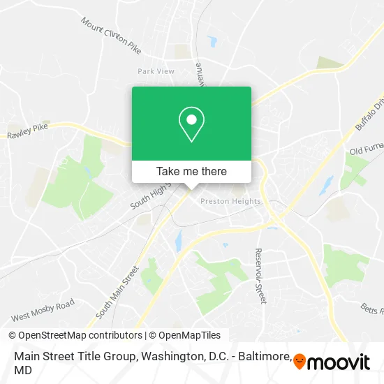 Main Street Title Group map