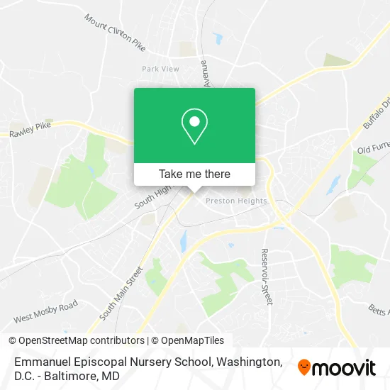 Mapa de Emmanuel Episcopal Nursery School
