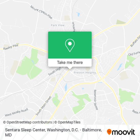 Mapa de Sentara Sleep Center