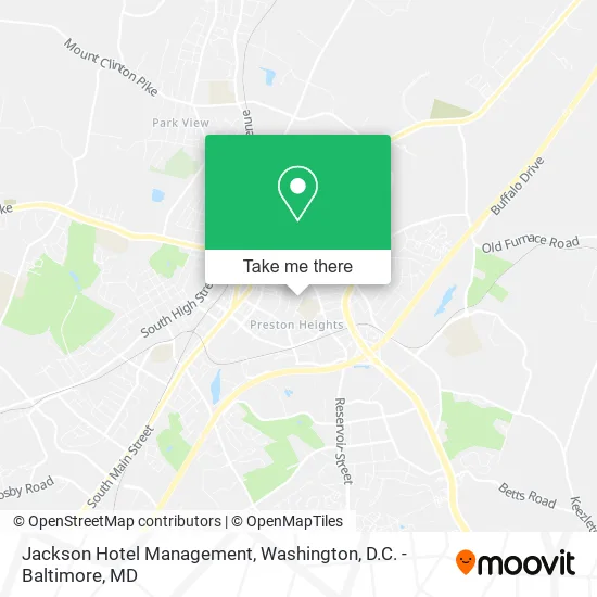 Jackson Hotel Management map