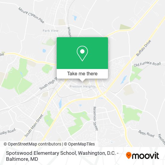 Mapa de Spotswood Elementary School