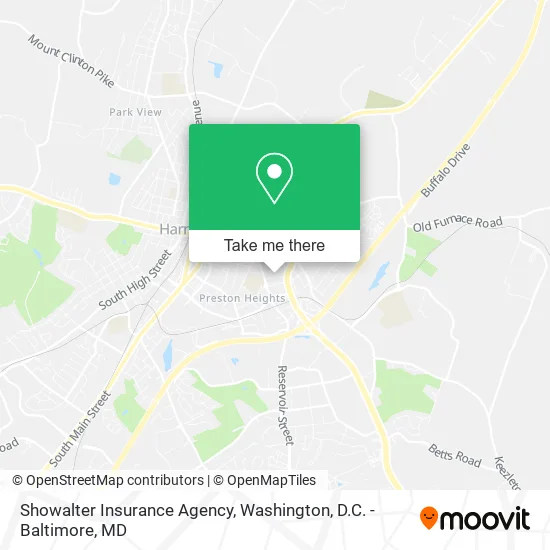 Showalter Insurance Agency map