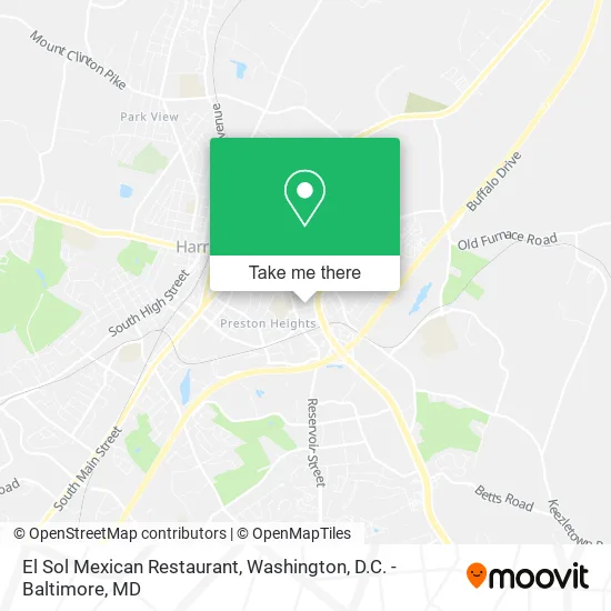 El Sol Mexican Restaurant map