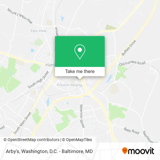 Arby's map