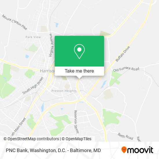 PNC Bank map