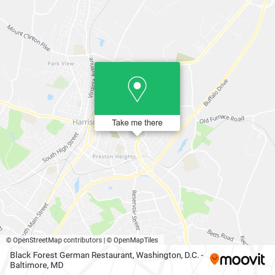 Mapa de Black Forest German Restaurant