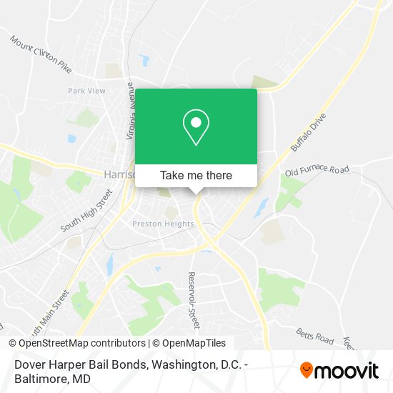 Dover Harper Bail Bonds map