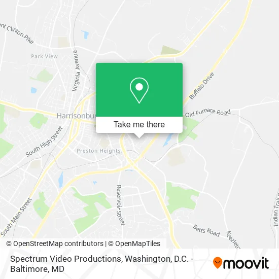 Spectrum Video Productions map