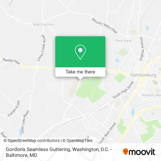 Gordon's Seamless Guttering map